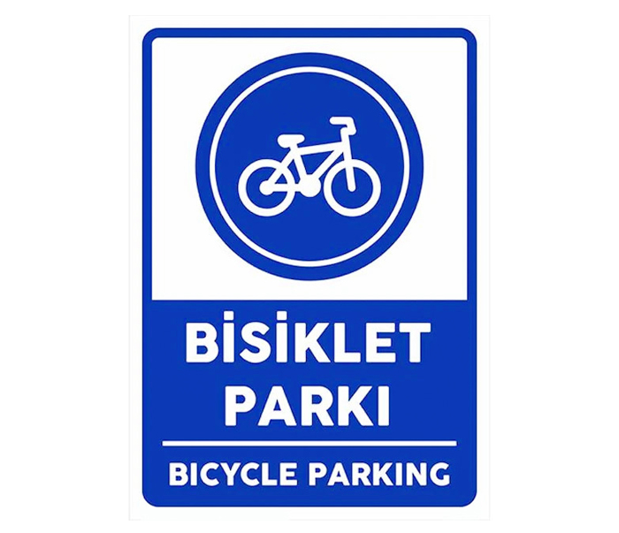 Bisiklet Park Yeri Levhası 